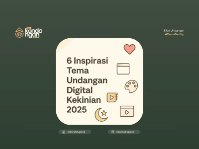 Tema Undangan Digital Kekinian