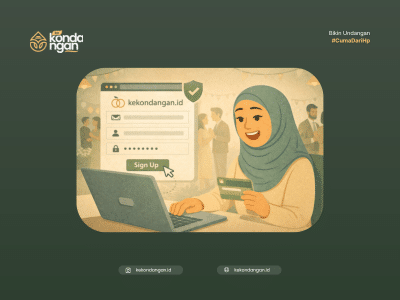 Cara Daftar di kekondangan.id