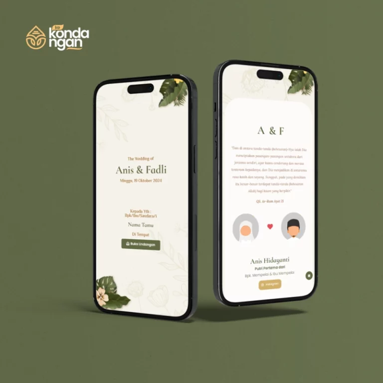 Contoh tema MiniSite – 01