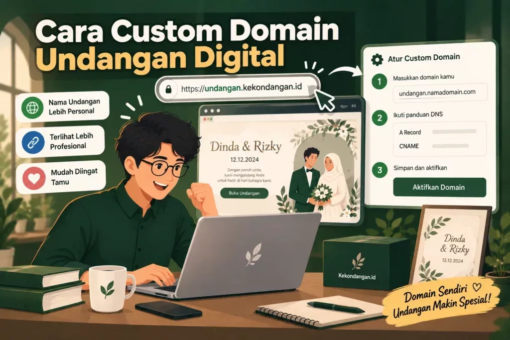 Cara Custom Domain Undangan Digital