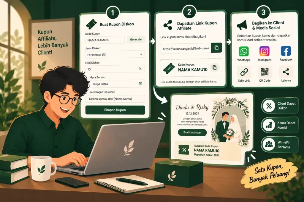 Cara Membuat Kupon Diskon Affiliate