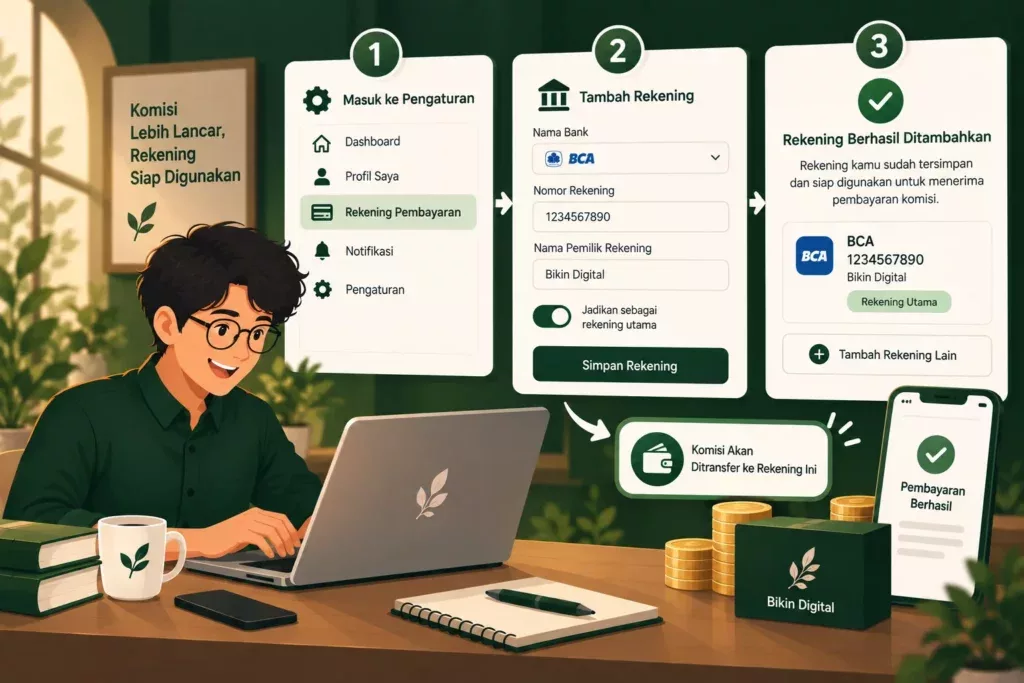 Cara Menambahkan Rekening Pembayaran